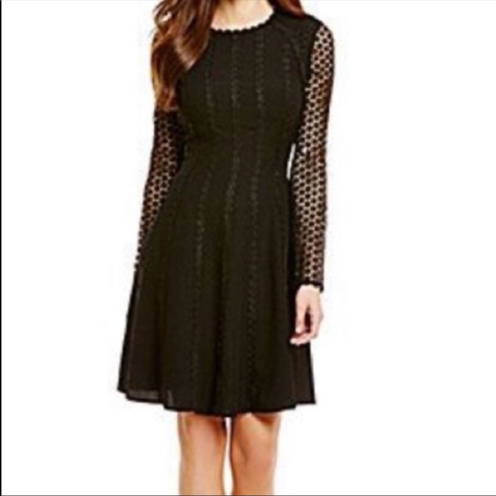 LIKE NEW Antonio Melani Black Fit & Flare Dress